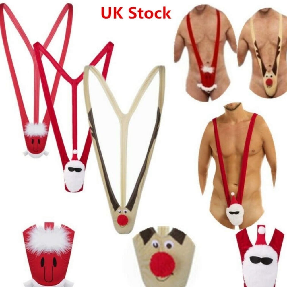 Novelty Christmas Thong Set